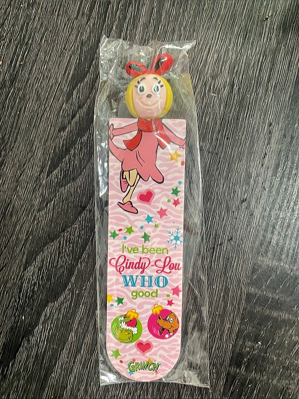 Raymond Geddes Dr. Seuss Grinch 3D Bookmark - Cindy Lou Who 3D Character